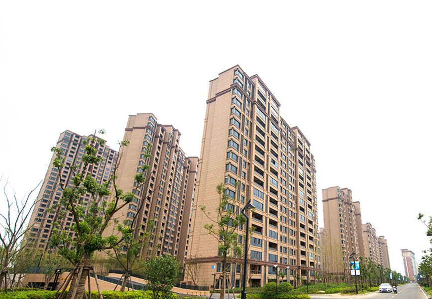 南通啟東中邦上海城使用中奧建筑模板3.7萬張(建設中)